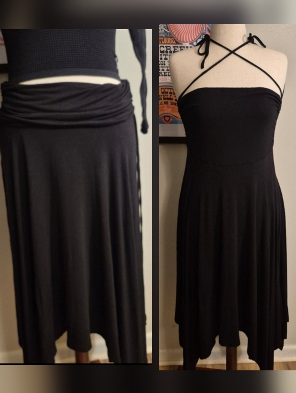 Free People NWOT Dress / Skirt Adjustable Convertible Shark Bite Swingy Sexy